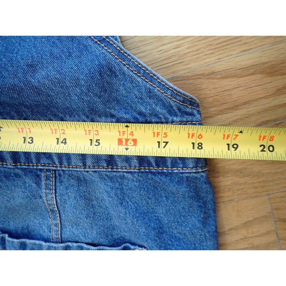 Celebrity Pink Women's Jean Size Medium Overalls Medium Wash Coveralls Jr's MINT - Picture 12 of 16